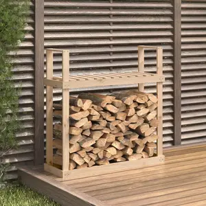 Comparateur de prix : vidaXL Support pour bois de chauffage 110x35x108,5 cm Bois de pin