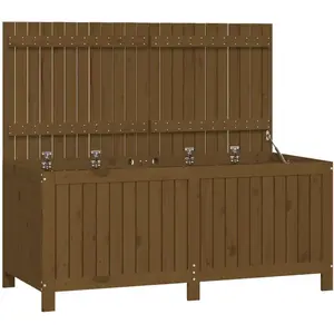 Comparateur de prix : vidaXL Boîte de rangement de jardin Marron miel 147x68x64 cm Bois pin