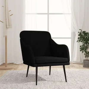 Comparateur de prix : vidaXL Fauteuil Noir 63x76x80 cm Tissu