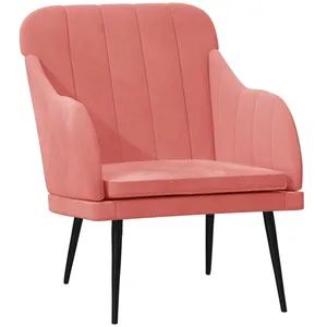Comparateur de prix : vidaXL Fauteuil Rose 63x76x80 cm Velours