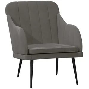 Comparateur de prix : vidaXL Fauteuil Gris foncé 63x76x80 cm Velours