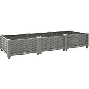 Comparateur de prix : vidaXL Lit surélevé 120x40x23 cm Polypropylène