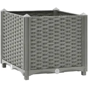 Comparateur de prix : vidaXL Lit surélevé 40x40x38 cm Polypropylène
