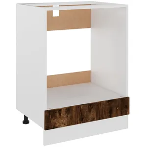 vidaXL Armoire à four Chêne fumé 60x46x81,5 cm Bois d'ingénierie