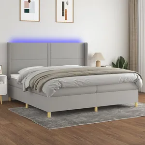 Comparateur de prix : vidaXL Meuble TV avec lumières LED Chêne sonoma 230x36,5x40 cm