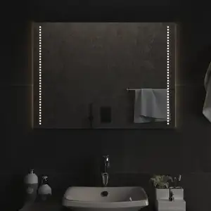 vidaXL Miroir de salle de bain LED 60x80 cm