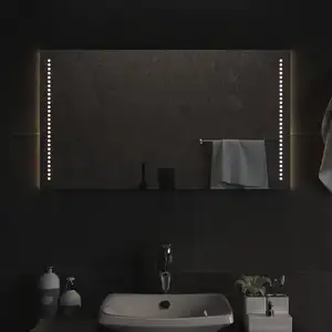 vidaXL miroir de salle de bain LED 50x90 cm pas cher