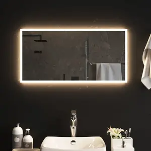 vidaXL Miroir de salle de bain à LED 40x80 cm pas cher