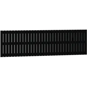 Comparateur de prix : vidaXL Tête de lit murale Noir 204x3x60 cm Bois massif de pin