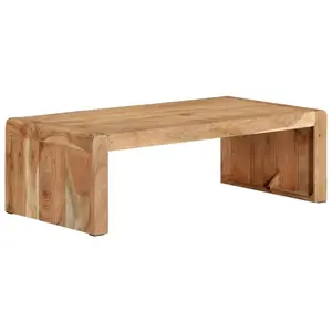 Comparateur de prix : vidaXL Vidaxl Table Basse 110x55x35 Cm Bois Massif D'acacia