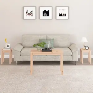 Comparateur de prix : vidaXL Tables gigognes 3 pcs Bois de pin massif
