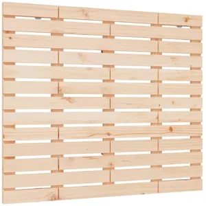 vidaXL Tête de lit murale 126x3x91,5 cm Bois massif de pin pas cher
