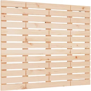 vidaXL Tête de lit murale 96x3x91,5 cm Bois massif de pin pas cher