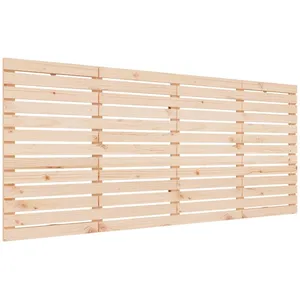 vidaXL Vidaxl Tête De Lit Murale 156x3x91,5 Cm Bois Massif De Pin pas cher