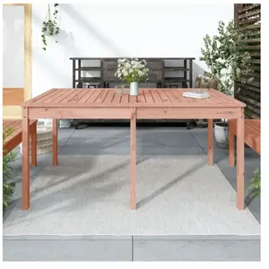 vidaXL Table de jardin 159,5x82,5x76 cm bois massif de douglas pas cher