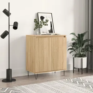 vidaXL Buffet Chêne sonoma 60x35x70 cm Bois d'ingénierie pas cher