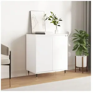 vidaXL Buffet Blanc 60x35x70 cm Bois d'ingénierie pas cher