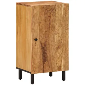vidaXL Armoire latérale 40x33x75 cm bois massif d'acacia pas cher