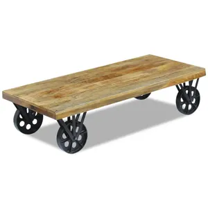 vidaXL Table basse blanc brillant 50x50x40 cm bois d'ingénierie pas cher