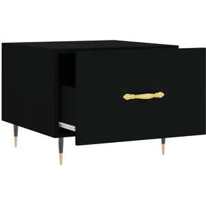 Comparateur de prix : vidaXL Tables basses 2 pcs noir 50x50x40 cm bois d'ingénierie