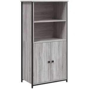 vidaXL Buffet haut sonoma gris 62x36x121,5 cm bois d'ingénierie pas cher