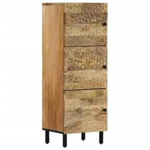 vidaXL Buffet 40x33x110 cm bois de manguier massif pas cher