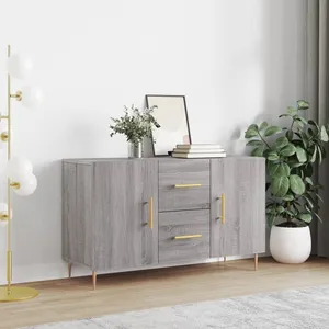 vidaXL Buffet sonoma gris 100x36x60 cm bois d'ingénierie pas cher