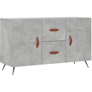 vidaXL Buffet gris béton 100x36x60 cm bois d'ingénierie pas cher