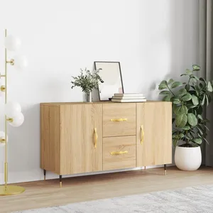 vidaXL Buffet chêne sonoma 100x36x60 cm bois d'ingénierie pas cher