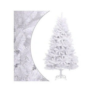 Comparateur de prix : Vidaxl - Sapin de Noël artificiel à charnières avec support blanc 300 cm Blanc