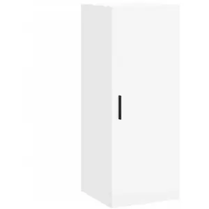 vidaXL Armoire murale blanc 34,5x34x90 cm pas cher