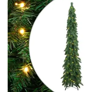 Comparateur de prix : vidaXL Arbre de Noël artificiel pré-éclairé avec 130 LED 210 cm