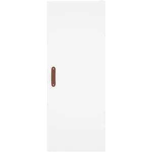 vidaXL Buffet haut Blanc 34,5x34x180 cm Bois d'ingénierie pas cher