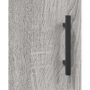 vidaXL Buffet haut Sonoma gris 69,5x34x180 cm Bois d'ingénierie pas cher