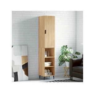Comparateur de prix : VIDAXL Buffet Haut, Armoire de Rangement avec Pieds, Meuble de Rangement, Organisateur Salon Salle de Séjour, Moderne, Chêne Sonoma Bois d'Ingénierie