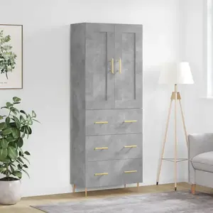 vidaXL 8720845491635 - Gris béton pas cher