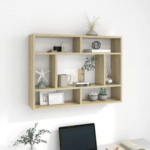 vidaXL Buffet haut Gris béton 34,5x34x180 cm Bois d'ingénierie pas cher