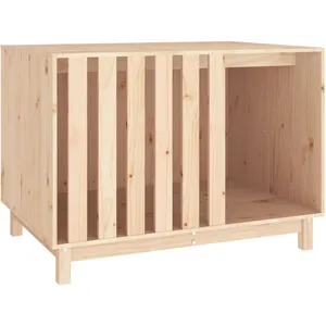 Comparateur de prix : vidaXL Niche pour chien 100x70x72 cm Bois de pin massif