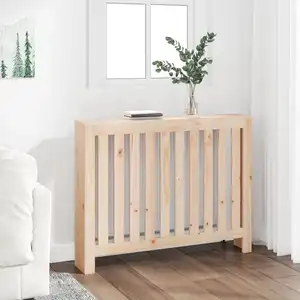 Comparateur de prix : vidaXL Cache-radiateur 108,5x19x84 cm Bois massif de pin