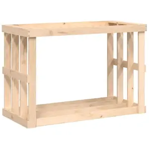 Comparateur de prix : vidaXL Porte-bûches d’extérieur 108x52x74 cm Bois massif de pin