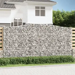 Comparateur de prix : vidaXL Paniers à gabions arqués 8 pcs 400x50x200/220 cm Fer galvanisé