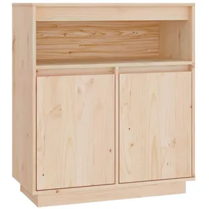 Vidaxl - Buffet 70x34x80 cm Bois massif de pin Naturel pas cher