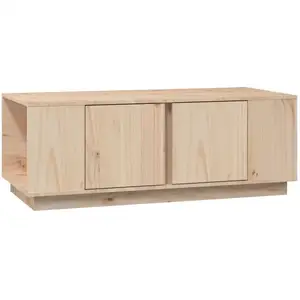vidaXL Table basse 110x50x40 cm Bois massif de pin pas cher