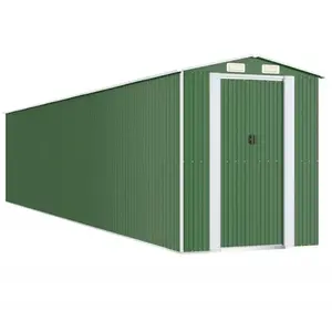 Comparateur de prix : vidaXL Abri de jardin Vert 192x1021x223 cm Acier galvanisé