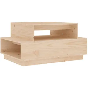 Comparateur de prix : vidaXL Table basse 80x55x40,5 cm Bois massif de pin