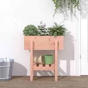 vidaXL Jardinière 62x30x69 cm bois massif douglas pas cher