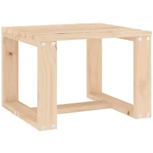 Comparateur de prix : vidaXL Table d'appoint de jardin 40x38x28,5 cm bois massif de pin
