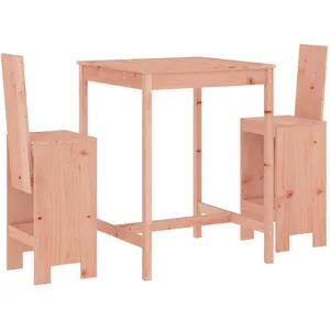 vidaXL Ensemble de bar de jardin 3 pcs bois massif de Douglas pas cher
