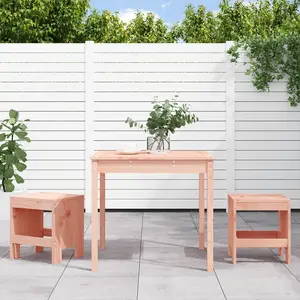 vidaXL Ensemble de bistrot de jardin 3 pcs bois massif Douglas pas cher