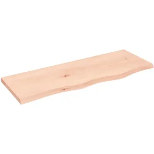Comparateur de prix : vidaXL Étagère murale 80x30x2 cm bois de chêne massif non traité